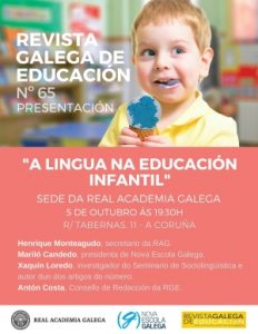 A lingua na educación infantil: Fálalle Galego