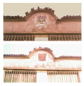Outro chanzo na memoria histórica: retirado o escudo franquista da antiga escola de Amio