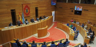 pleno do Parlamento de Galicia